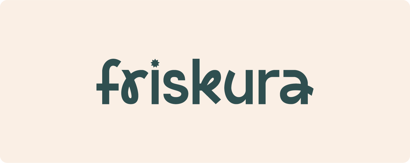 Logo di Friskura – brand identity per e-commerce di ortofrutta fresca